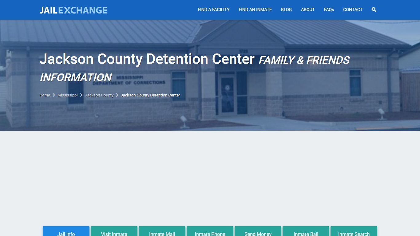 Jackson County Detention Center Visitation | Mail | Phone ...